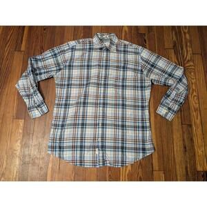 Peter Millar Plaid Mens Large Long Sleeve Shirt in good condition.